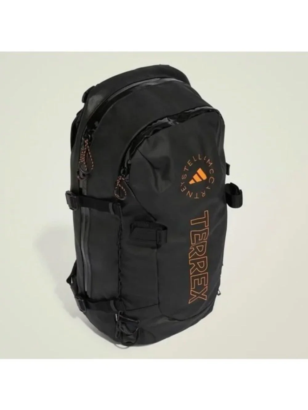 Adidas By Stella McCartney x Terrex Backpack One Size Black Orange IW1614 - Picture 3 of 7
